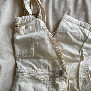 Everlane White Overalls